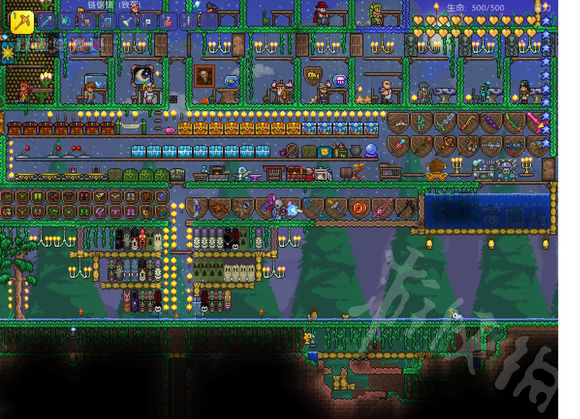 泰拉瑞亚怎么战斗型玩家怎么布局 战斗型玩家布局技巧