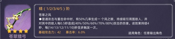 原神新手武器选择什么好 原神新手武器弓箭推荐