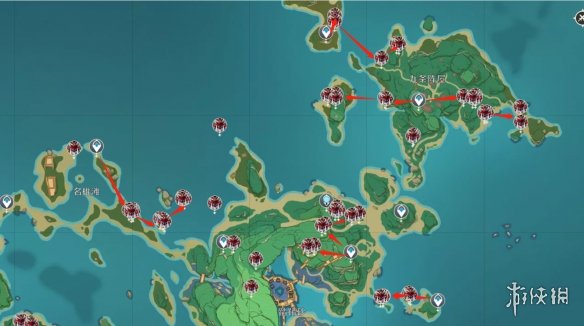 原神刀镡在哪里刷 原神刀镡收集路线分享