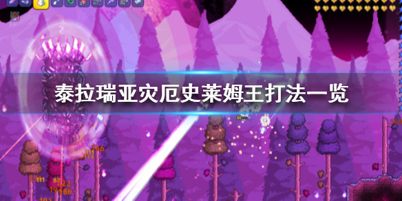 泰拉瑞亚灾厄史莱姆王怎么打（泰拉瑞亚灾厄史莱姆王打法）