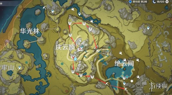 原神庆云顶水晶怎么挖 原神庆云顶水晶采集路线分享