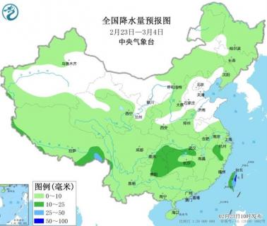 未来南方降水间歇 今年南方降水量