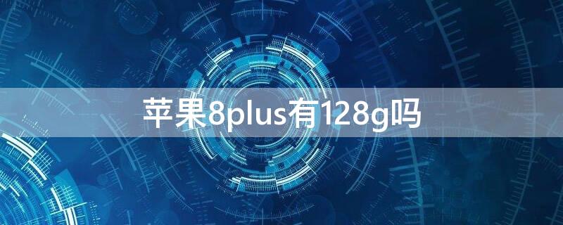 iPhone8plus有128g吗