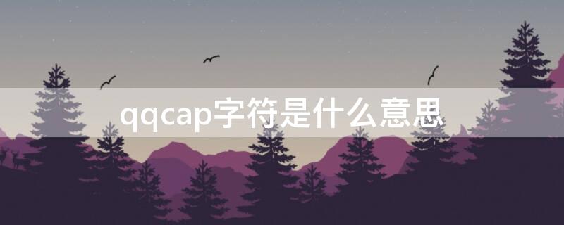 qqcap字符是什么意思