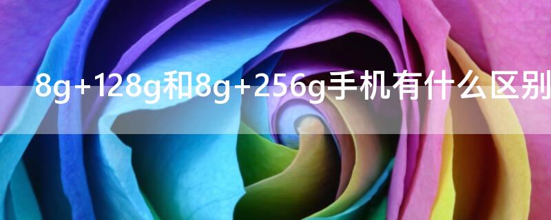 8g+128g和8g+256g手机有什么区别