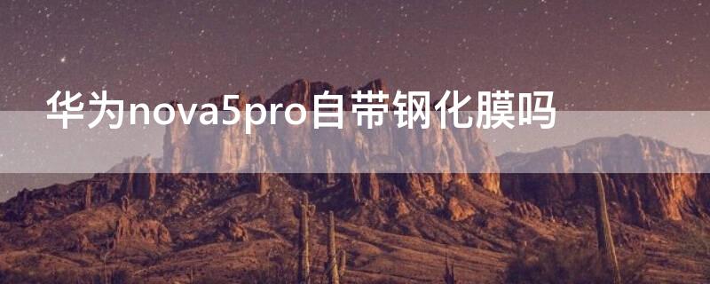 华为nova5pro自带钢化膜吗