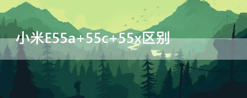 小米E55a（小米e55a和e55c区别）