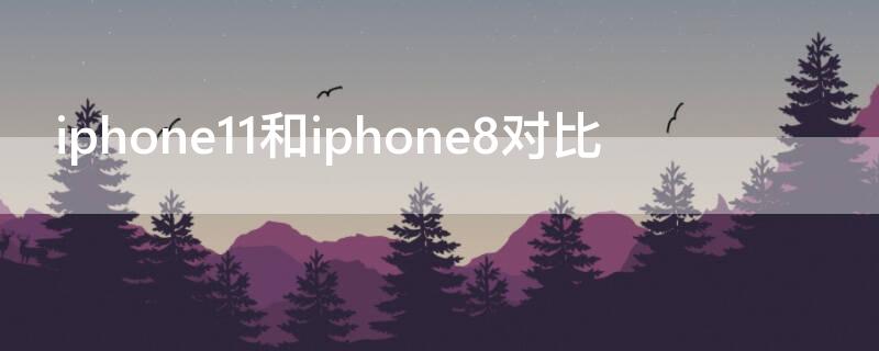 iPhone11和iPhone8对比（iphone11和苹果8对比）