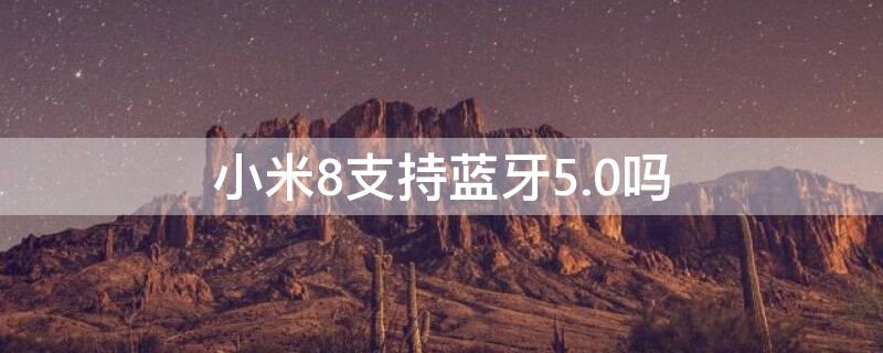 小米8支持蓝牙5.0吗（小米8支持蓝牙5.1吗）