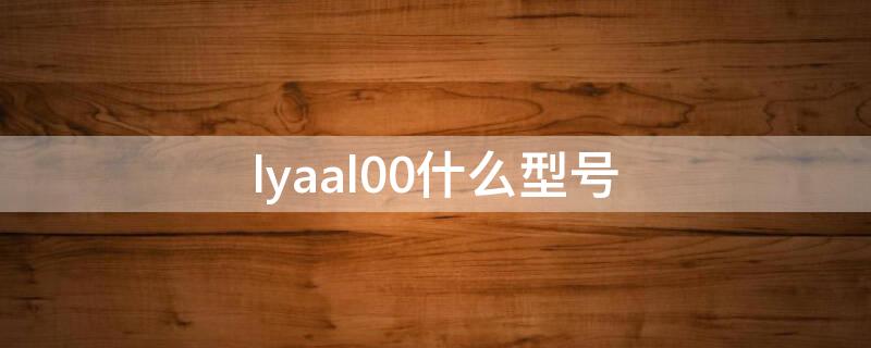 lyaal00什么型号（lyaal00p什么型号）