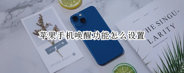 苹果手机唤醒功能怎么设置(苹果手机抬起唤醒功能怎么设置)