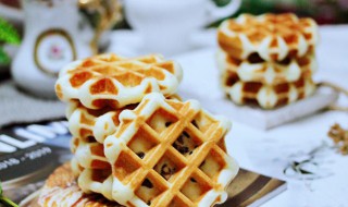 简易版蜜豆华夫饼的做法(家常华夫饼的做法)