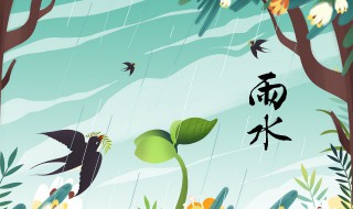 雨水三候是什么意思特征 雨水三候的特点