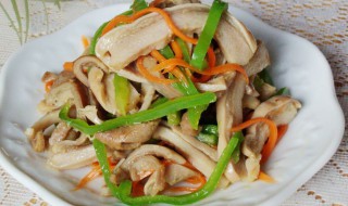 青椒炒猪肚的家常做法 猪肚炒青红椒怎么做