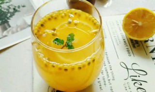 百香果泡水的功效 百香果泡水的功效是什么