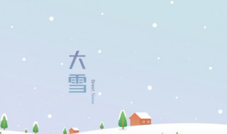 大雪以后还有几个节气(大雪是不是最后一个节气)