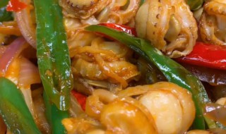 扇贝炒几分钟熟 扇贝肉怎么炒,炒几分钟