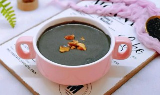 豆浆机怎么做核桃芝麻糊（用豆浆机做核桃黑芝麻糊的做法）