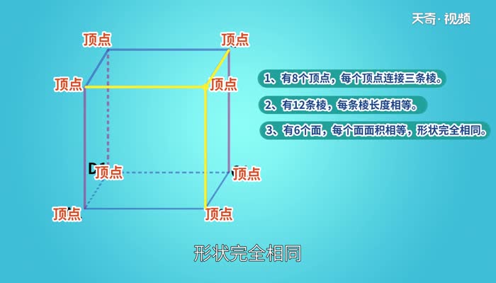 正方体的体积怎么算公式