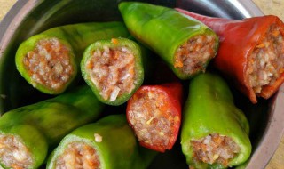 辣椒塞肉是蒸还是煎（辣椒里加肉是用油炸还是蒸好）