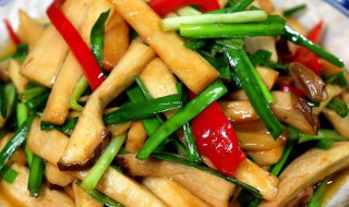 韭菜炒杏鲍菇的做法 杏鲍菇韭菜炒鸡蛋窍门