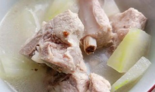 冬瓜排骨汤要些什么材料(冬瓜排骨汤用料)