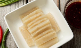 猪皮冻怎么凉拌 猪皮冻怎么凉拌好吃简单