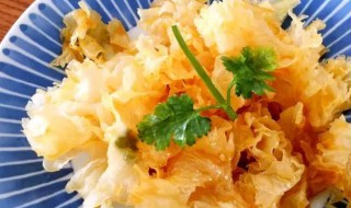 白银耳凉拌怎么做好吃(白银耳凉拌的做法)