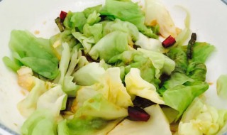 凉拌园白菜怎么做（凉拌菜圆白菜怎么做）