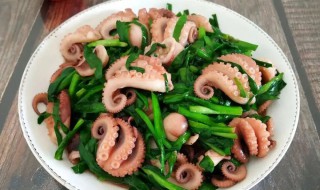 韭菜鱿鱼卷怎么炒好吃 韭菜炒鱿鱼卷的家常做法