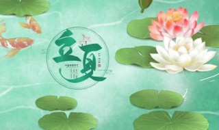 赞美立夏祝福语（立夏的祝福语怎么说）