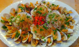 花甲蒸粉丝的做法 花甲粉丝可以蒸吗