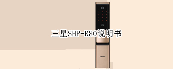 三星SHP-R80说明书 三星shpdp607使用说明书