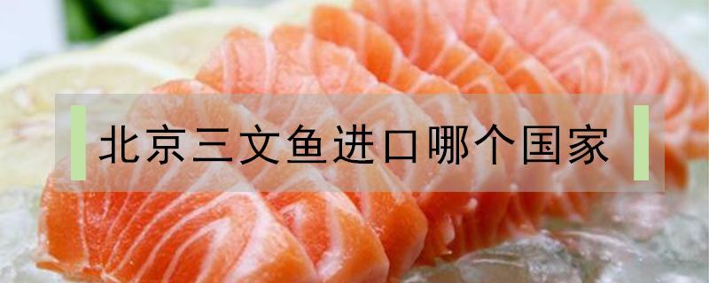 北京三文鱼进口哪个国家（中国三文鱼主要进口国）