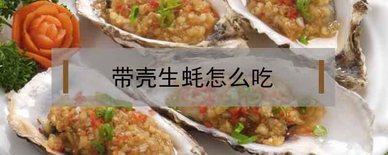 带壳生蚝怎么吃 冷冻带壳生蚝怎么吃