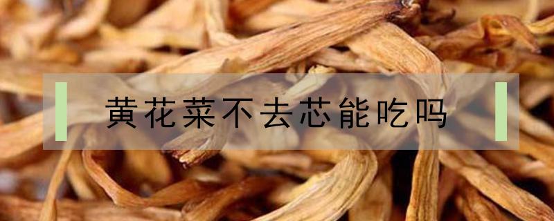 黄花菜不去芯能吃吗（黄花菜不去花蕊能吃吗）