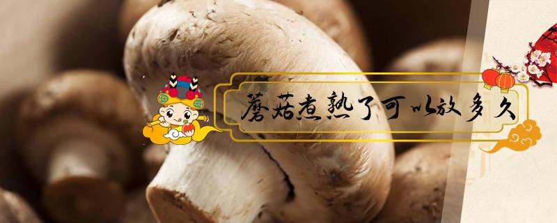 蘑菇煮熟了可以放多久 蘑菇需要煮多久能熟