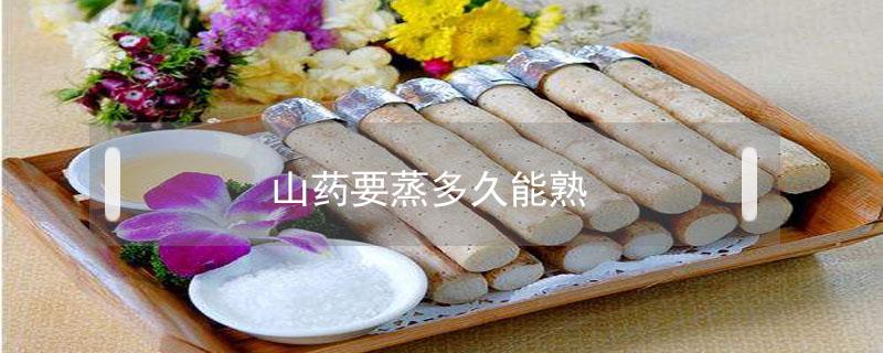 山药要蒸多久能熟（山药要蒸多久能熟几个月的宝宝可以吃山药）