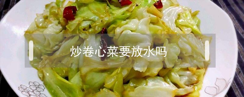 炒卷心菜要放水吗 炒卷心菜要不要放水