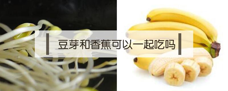 豆芽和香蕉可以一起吃吗（豆芽和香蕉能一起吃吗）