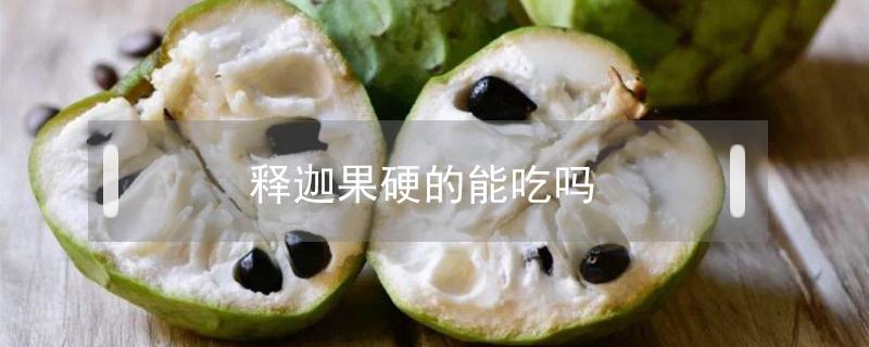 释迦果硬的能吃吗（释迦果硬的时候好吃吗）