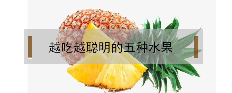 越吃越聪明的五种水果 越吃越聪明的六种水果