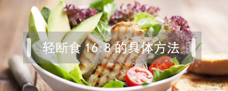 轻断食16:8的具体方法