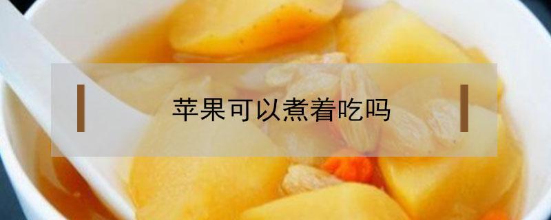 苹果可以煮着吃吗 苹果可以煮着吃吗和红枣冰糖一起煮