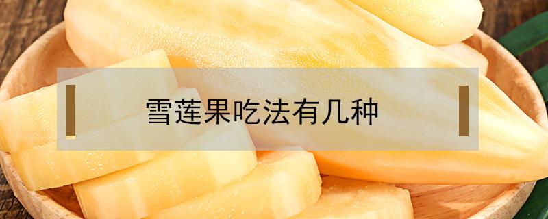 雪莲果吃法有几种（雪莲果的吃）