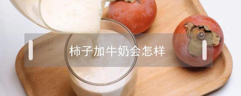 柿子加牛奶会怎样 柿子加牛奶吃了会怎么样