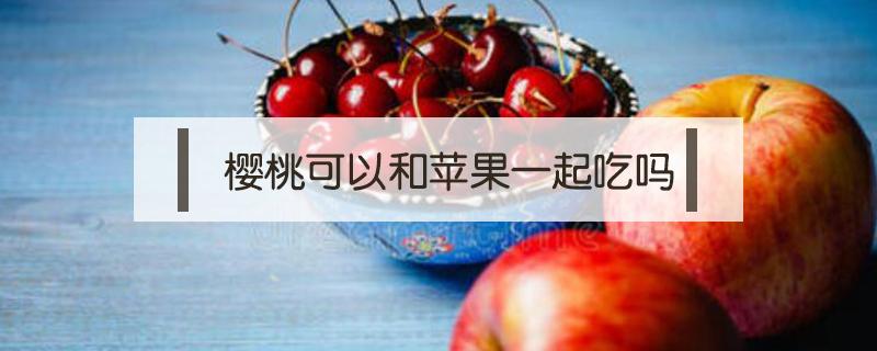 樱桃可以和苹果一起吃吗 樱桃跟苹果能一起吃吗