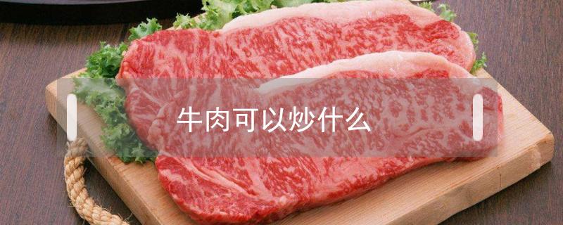 牛肉可以炒什么（牛肉可以炒什么菜好吃）