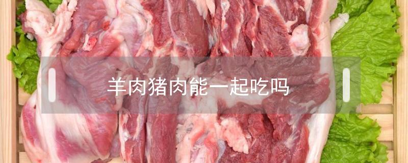 羊肉猪肉能一起吃吗（羊肉猪肉可以一起吃吗?）