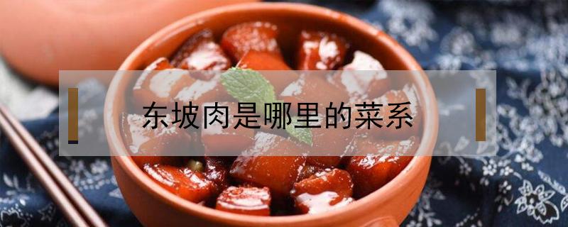 东坡肉是哪里的菜系（东坡肉是哪里的名菜）